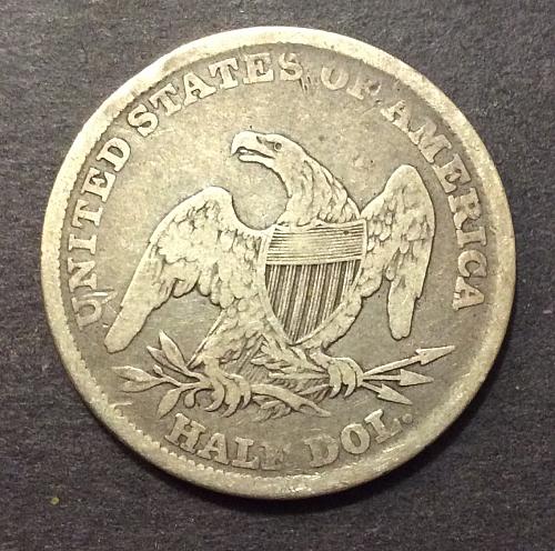 1838 P Capped Bust Half Dollar, see pics and description (cn1)