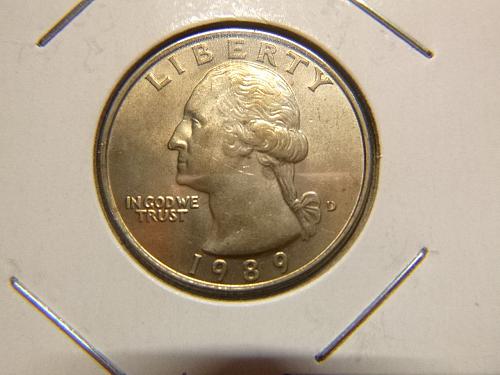 1989 D Washington Quarters Clad Composition