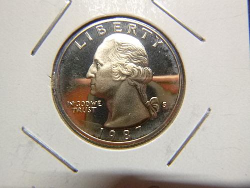 1987 S Washington Quarters Clad Composition