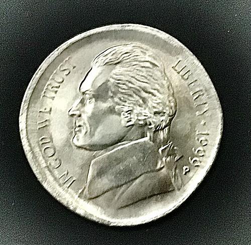 Broad-Struck! 1999-P Jefferson Nickel