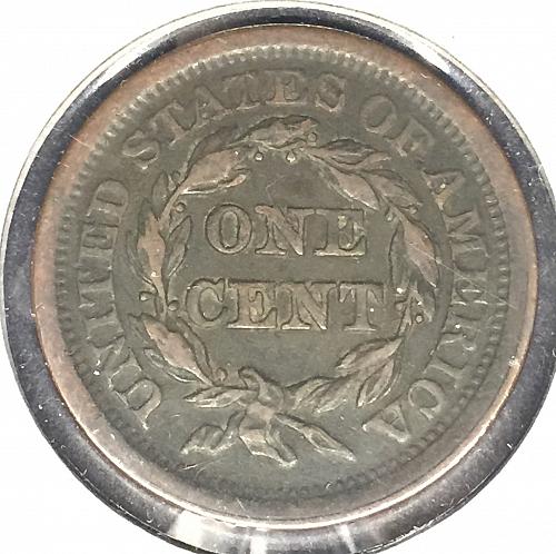 1851 LARGE CENT, XF