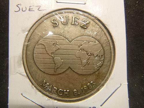 HOLAND AMERICA SILVER JUBILEE WORLD CRUISE 1983 SUEZ TOKEN