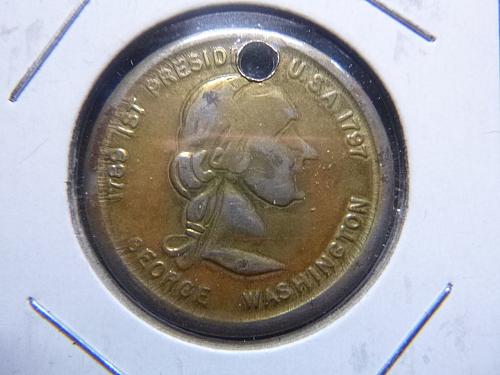 GEORGE WASHINGTON1789-1797 1ST PRESIDENT MEDALLION