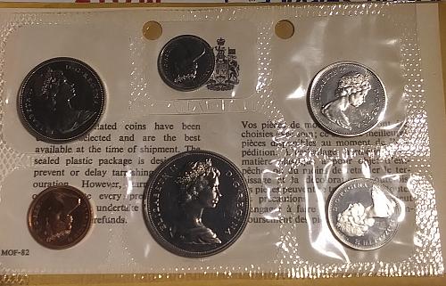 1968, 1969, 1970, 1977 Canada  Prooflike Mint Sets