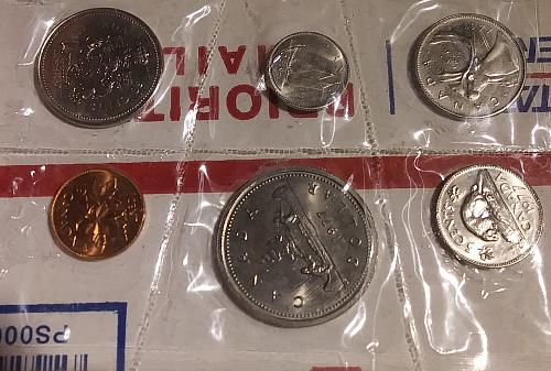 1968, 1969, 1970, 1977 Canada  Prooflike Mint Sets