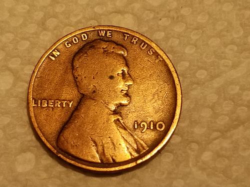 1910 P Wheat Penny