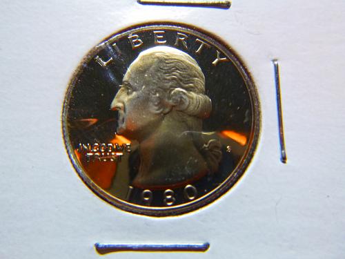 1980 S Washington Quarters Clad Composition