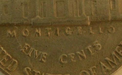 JEFFERSON 5 CENT from Clashed dies