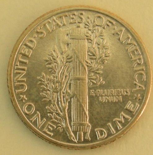 1944 MERCURY DIME