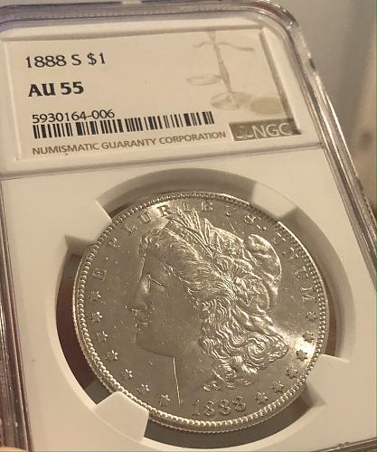1888 S -- NGC Graded