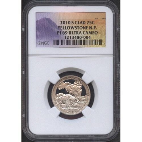 2010 - S  YELLOWSTONE  N. P.  Quarter  -   NGC  -   PF 69 UCAM