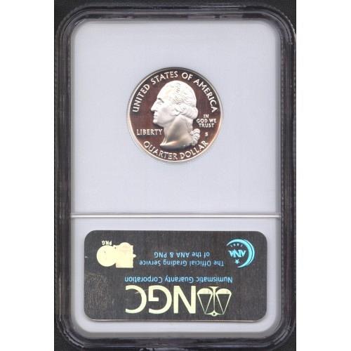 2008 - S  NEW HAMPSHIRE "SILVER" State Quarter  -   NGC  -   PF 69 UCAM