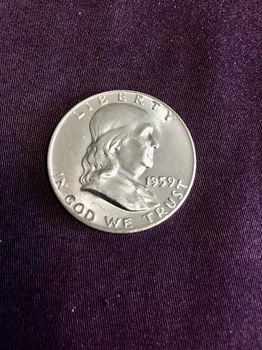 1959 P Franklin Half Dollar