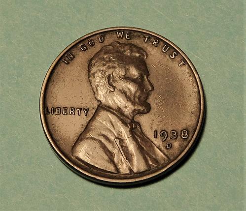 1938 D Lincoln Wheat Cent