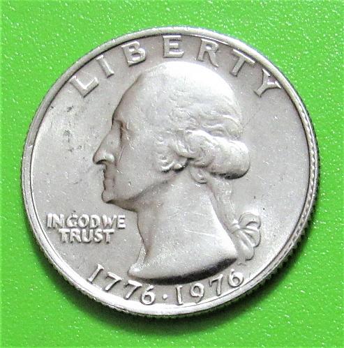 1976 25 Cents - Bicentennial Washington Quarter - Little Drummer Boy