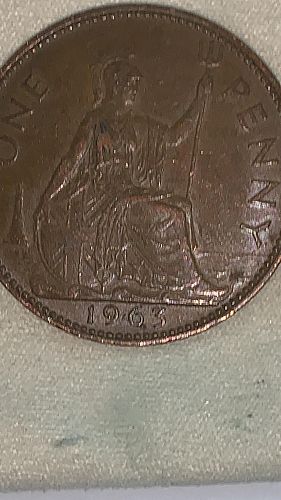 1963 GREAT BRITAIN ONE PENNY