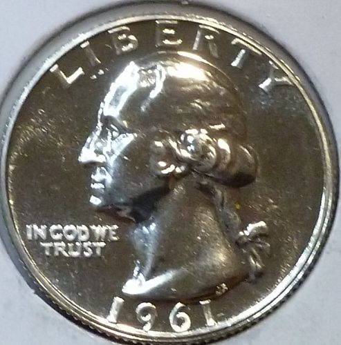 1961-P BRILLIANT PROOF Washington Quarter   # (T-068)