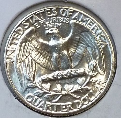 1962-P BRILLIANT UNCIRCULATED Washington Quarter  BU # (T-070)