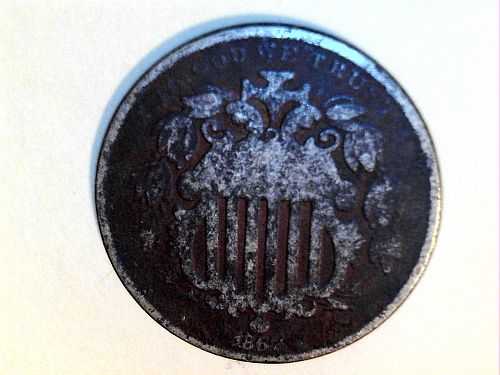 1867 Shield Nickel