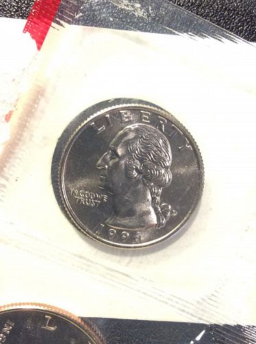 1996 D Washington Quarter