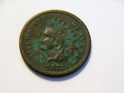 1875 Indian Head Cent