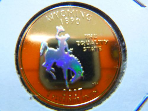 2007 D Wyoming 50 States and Territories Quarters