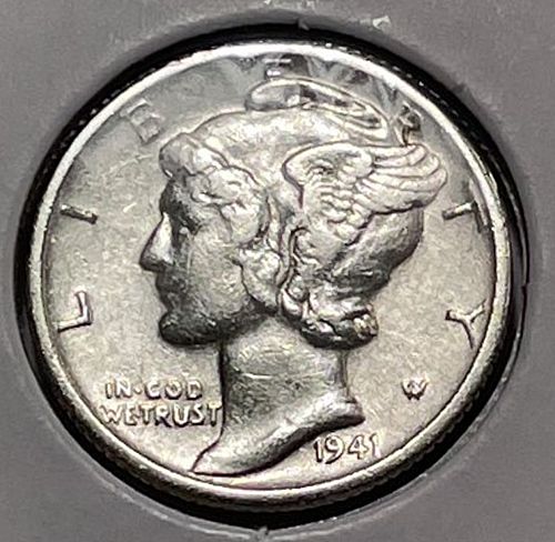 1941 D Mercury Dimes  11333