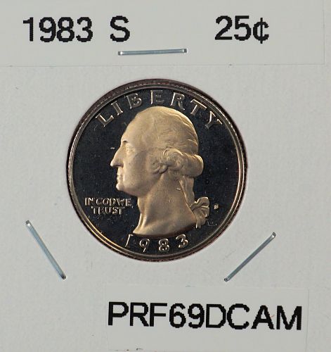 1983 S Washington Quarter ==>Proof<==