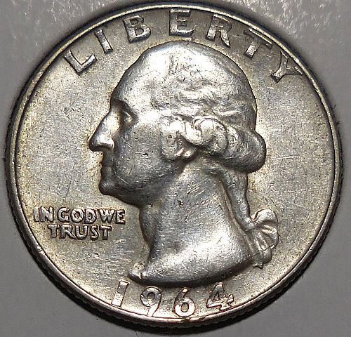 ✅1964-P Silver Quarter✅