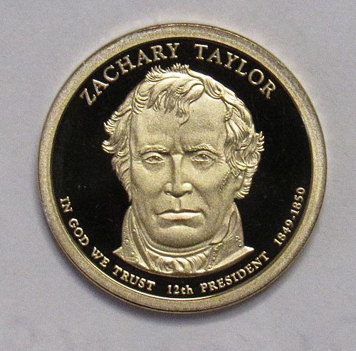 2009 S Proof Presidential Dollar: Zachary Taylor
