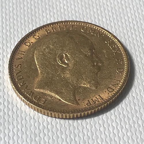 1904 Great Britain Gold Sovereign Edward VII Coin