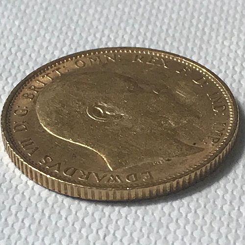 1904 Great Britain Gold Sovereign Edward VII Coin