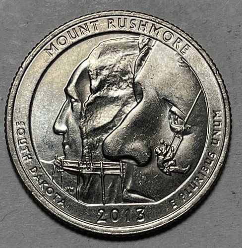 2013 D Mount Rushmore America The Beautiful Quarters 11454