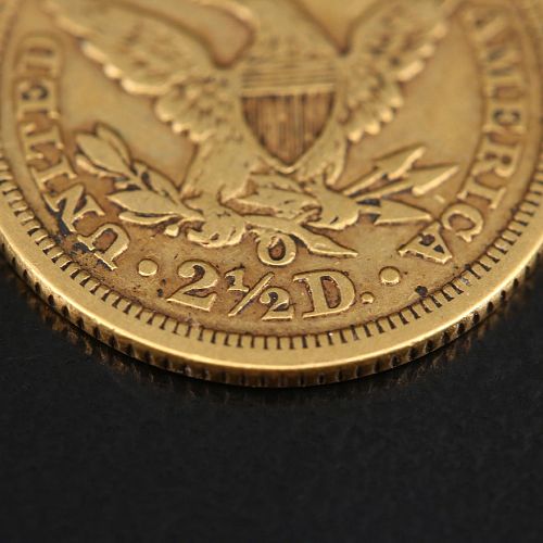 1852-O Coronet Head Gold $2.50 Quarter Eagle