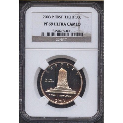 2003 - S  FIRST FLIGHT HALF DOLLAR  -   NGC  -   PF 69 UCAM