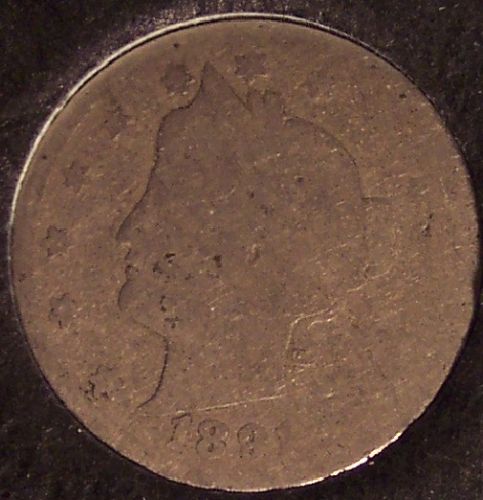 1891 Liberty Head "V" Nickel AG #0197