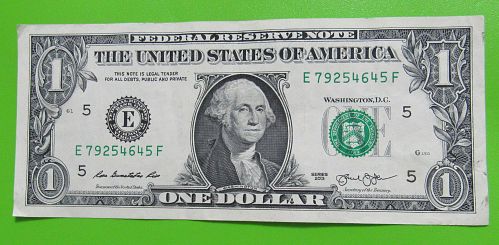 2013 $1 US Banknote - E Seal Bank of Richmond Virginia
