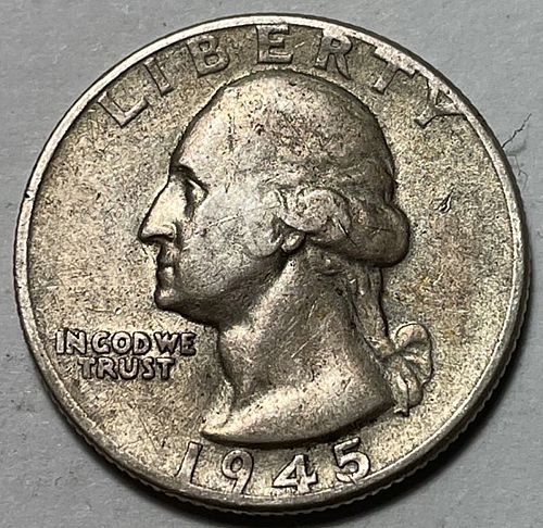 1945 Washington Quarters. 31012