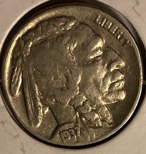 1937 P Buffalo Nickels