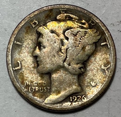 1926 D Mercury Dimes. 31033