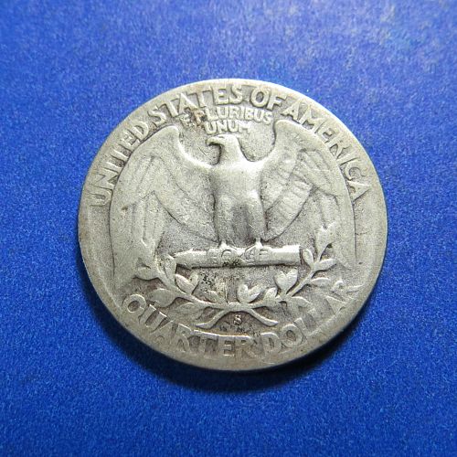 1944-S  WASHINGTON SILVER QUARTER (90% SILVER) ~ GREAT DETAILS ~ LOT B624