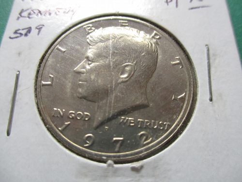 1972-D  Kennedy Half Dollar.  Item: 50 K72D-04.