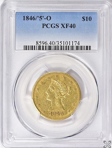 1846/5 O $10 GOLD LIBERTY EAGLE