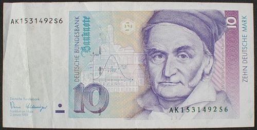 Germany Federal Republic P38a 10 Deutschemarks VF