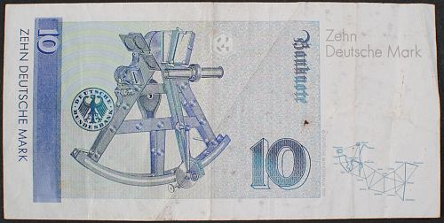 Germany Federal Republic P38a 10 Deutschemarks VF