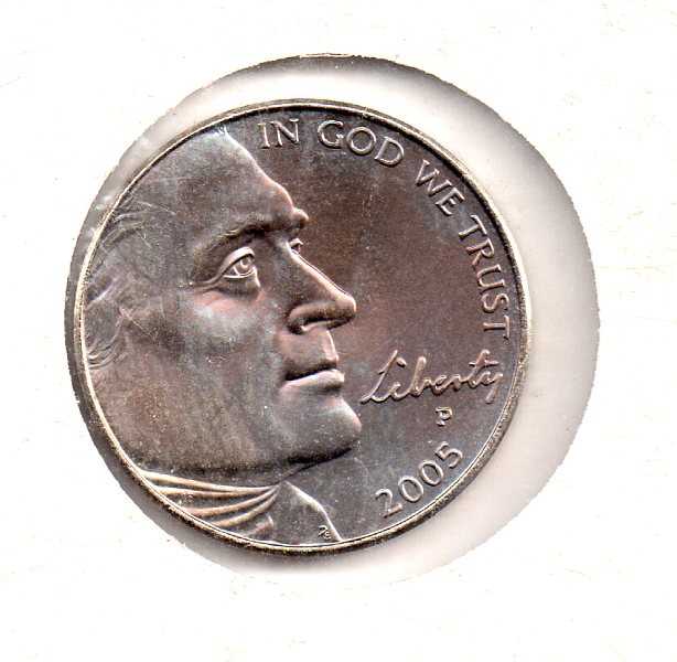 2005 p Jefferson Nickel: Ocean in View - #3 - For Sale, Buy Now Online