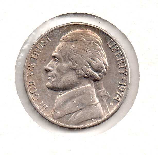 1974 d Jefferson Nickel For Sale, Buy Now Online Item 26253