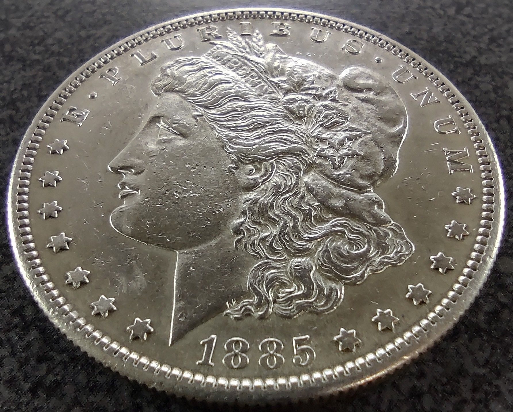 1885 S Morgan Silver Dollar Brilliant Uncirculated - For Sale, Buy Now ...