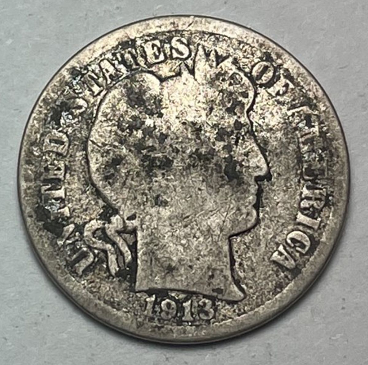 1913 Barber Dimes. 3923 For Sale, Buy Now Online Item 560920