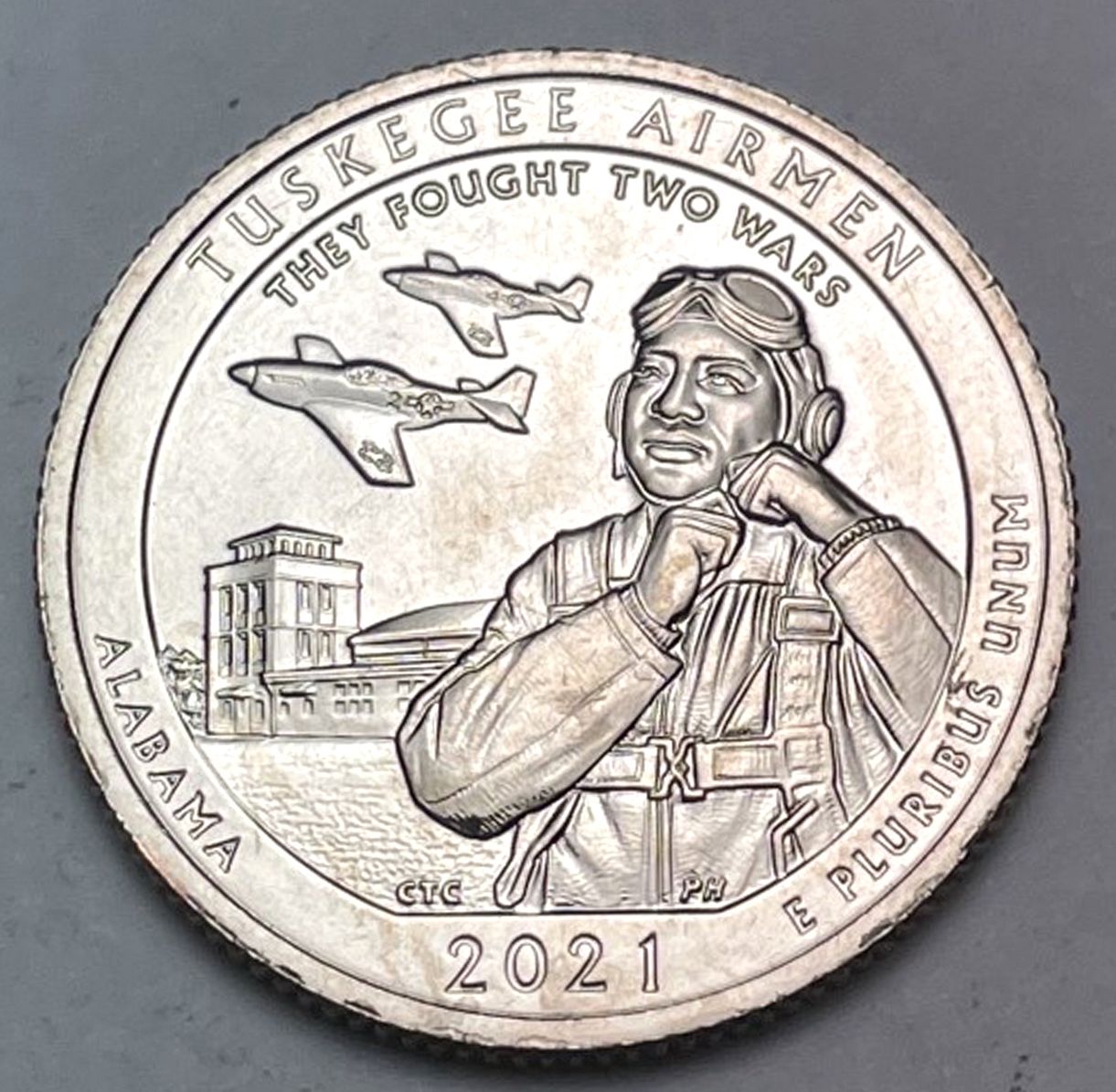2021 S Tuskegee Airmen America The Beautiful Quarters Uncirculated